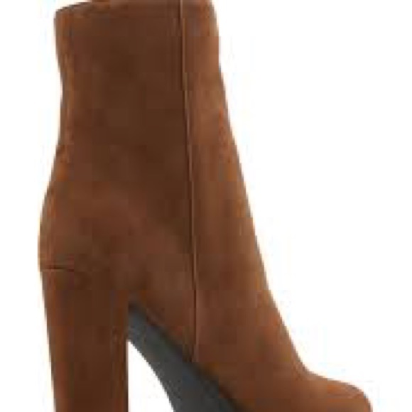 Aldo stacked heel bootie (brown suede-TEALITH) - Picture 4 of 8